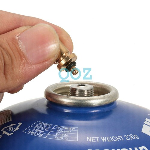 Cylinder Filling Butane Canister Gas Refill Adapter Copper Outdoor Camp Stove - Picture 3 of 8