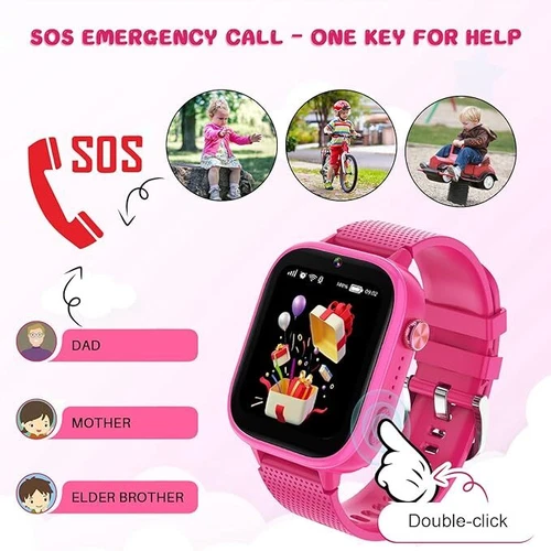 Kids Smart Watch Game Watch 4G With Two-Way Talk SOS GPS For Boys Girls Gift - Picture 33 of 36