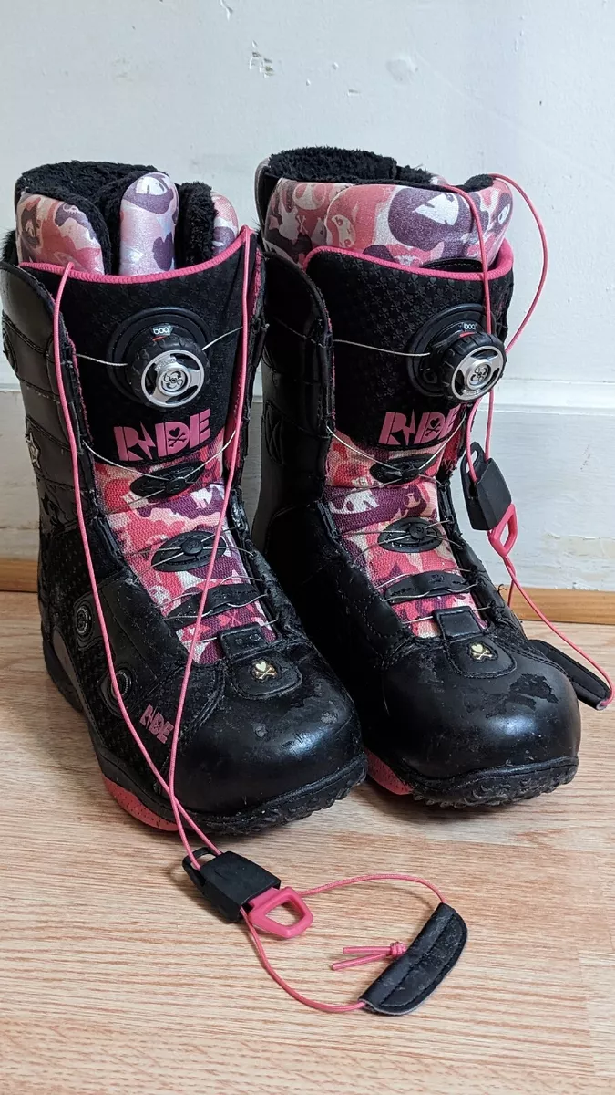 Pre owned Tokidoki Snowboard Boots Boa Technology Women s Sz 8 eBay