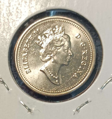 カナ 1993 Canada 5 Cents Copper-Nickel Queen Elizabeth II/Beaver BU | eBay