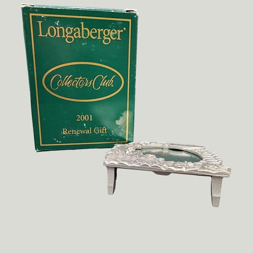 Longaberger Club de Coleccionistas Mini Marco Floral de Peltre Longaberger Miembros Regalo - Imagen 6 de 12