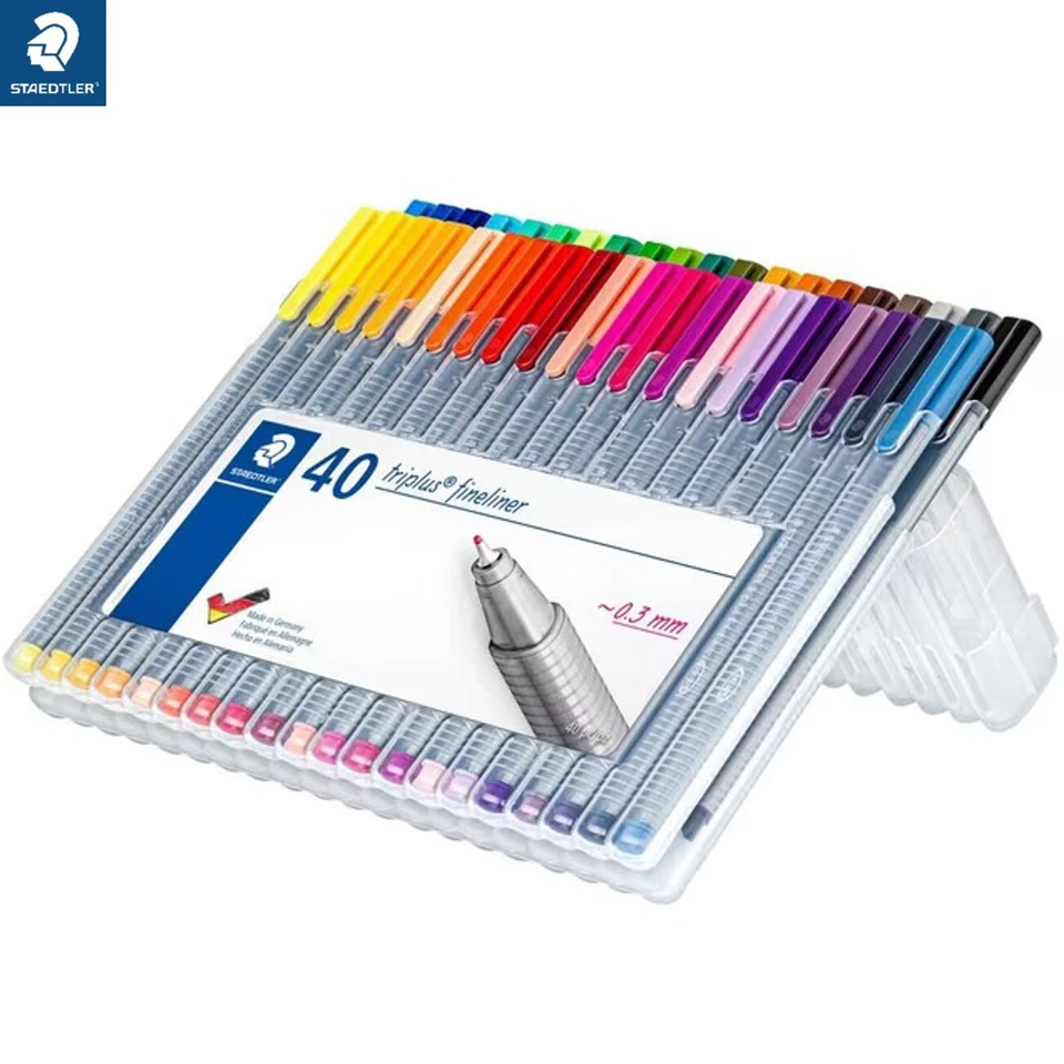 STAEDTLER 40 Triplus Fineliner Pens Art Colouring Markers Fine Liners Fineliners - Image 3 of 4