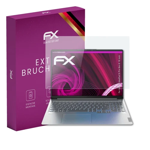 atFoliX Panzerfolie für Lenovo IdeaPad 5i Pro Gen 6 16 inch 9H Schutzpanzer