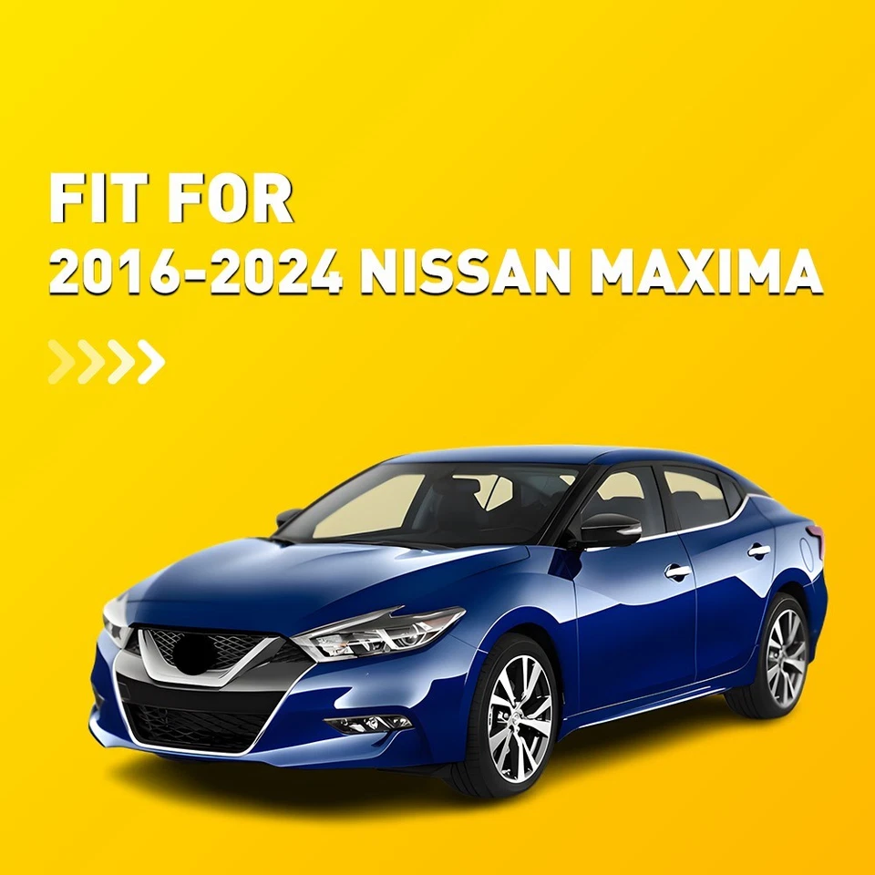 Cubierta de reposabrazos para consola central delantera Nissan Máxima 2016-2024 almohadilla de cuero 1-10X Foto 2 de 4