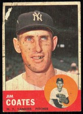 1963 Topps Jim Coates New York Yankees #237