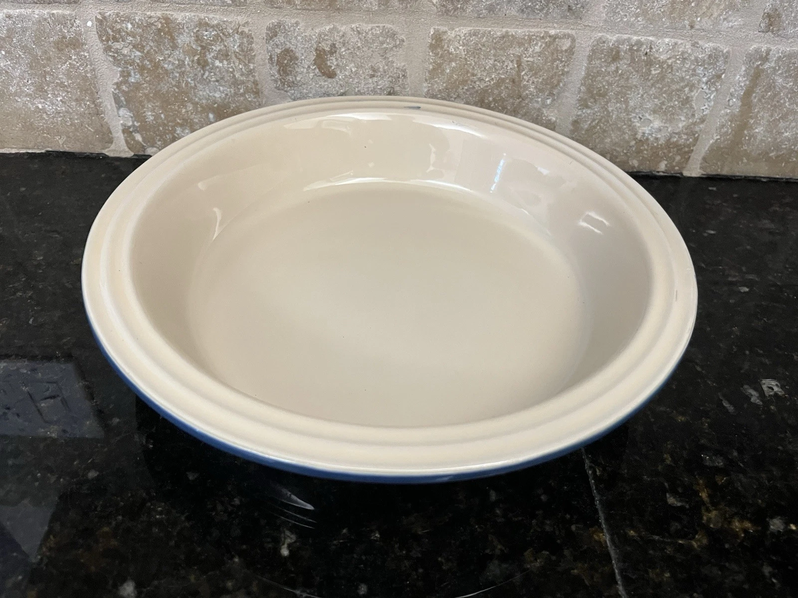 Le Creuset 10" Pie Plate Teal Blue Baking Kitchen New No Box