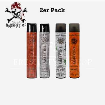 2x BARBERTIME Hair Spray Haarspray Styling Spray 400ml (Alle Sorten -Auswählbar)