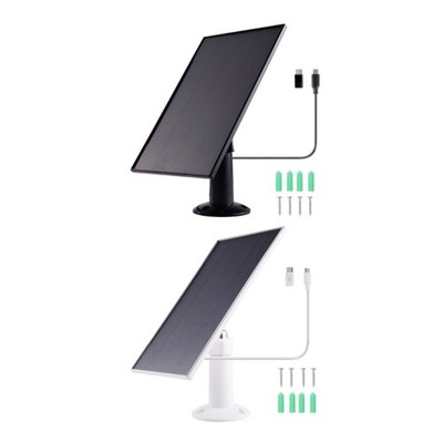 Solar Charging Panel For Security Camera Doorbell Camera Weatherproof