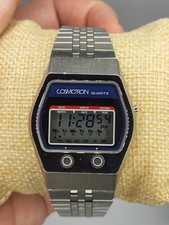[N. MINT] 1970 Vintage Cosmotron CITIZEN Lcd Digital 725 0578 Watch Chronograph