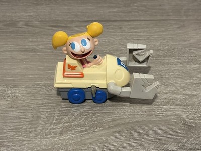 Dexter's Laboratory Dee Dee Wind-Up Vehicle Burger King 4'' Action Figure 2003