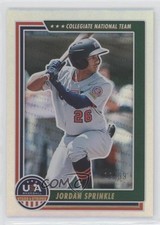 2022 Panini USA Baseball Stars & Stripes Holo Gold 22/99 Jordan Sprinkle 0qi3