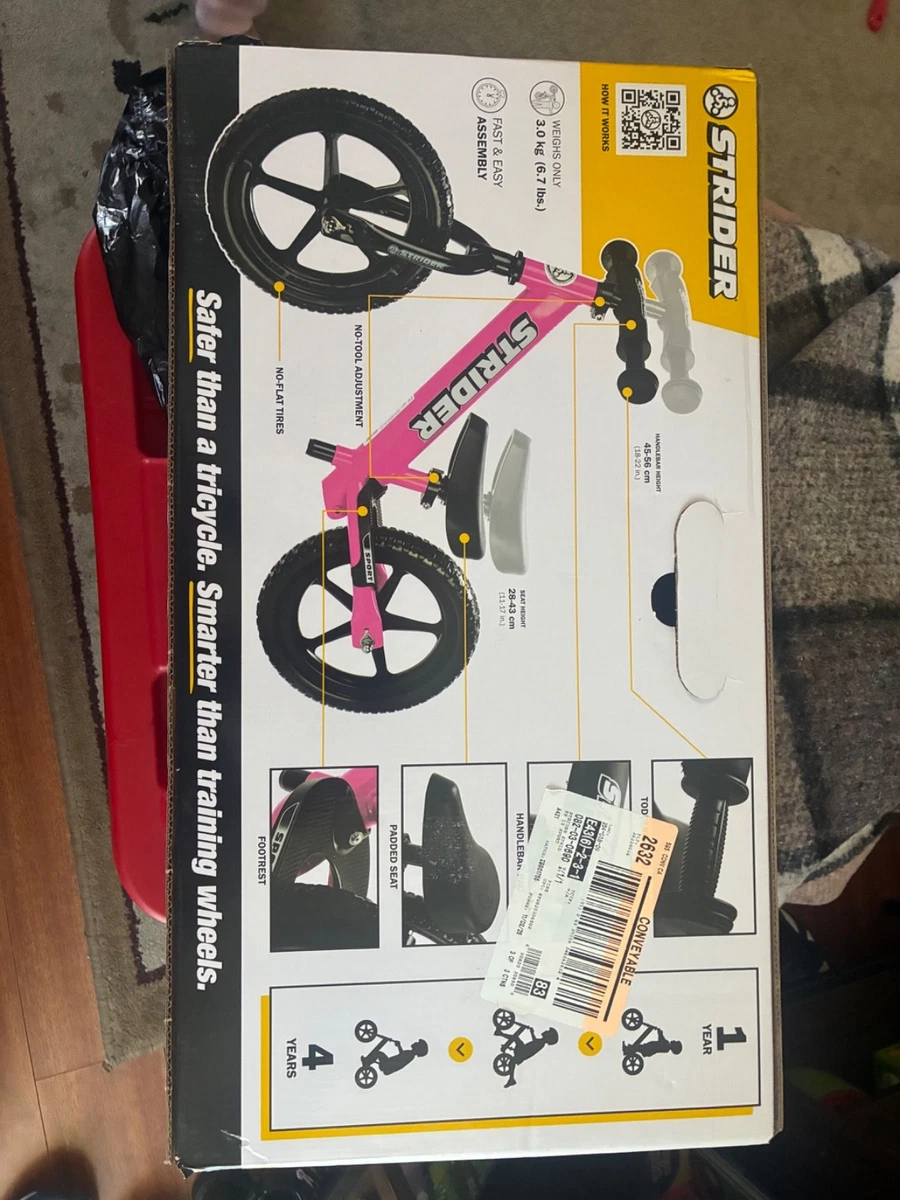 Strider Balance Bike Pink Bikes for sale | eBay