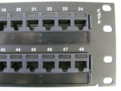 Ortronics TechChoice Cat6 48-Port Patch Panel OR-SP6U48 ~STSI - Picture 4 of 6