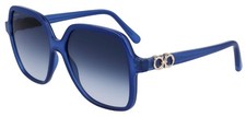 Salvatore Ferragamo SF1083S 423 Sunglasses Women's Opaline Blue/Blue 57mm