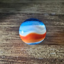 Glass Toy Marbles Lot, Assorted Swirled Agate Style, Ages 4-11 Years