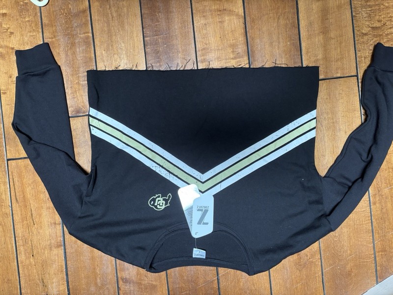University Of Colorado Boulder Crop Top Pullover Sweatshirt
