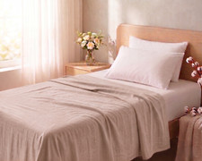 Daily 100 Cotton Twin Sheet Stone