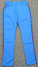 CARLSON SIZE 34-38-35 2023 ST. LOUIS CARDINALS GAME USED PANTS ISSUED BLUE MLB