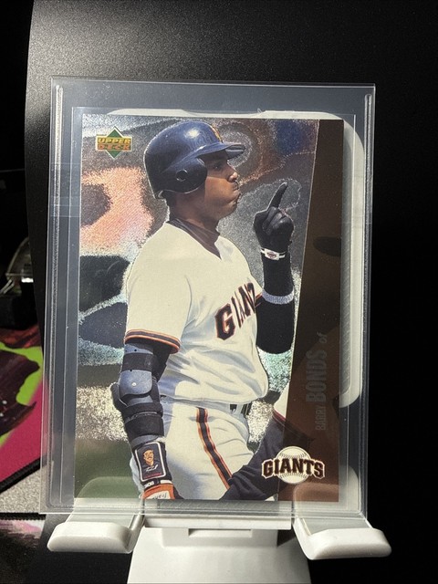 Upper Deck Folz Minis Foil Card Baseball 1997 Barry Bonds Giants #4 Card