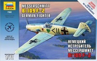 1:72 Zvezda Messerschmitt Bf-109 F2 Kit Z7302 Modellbau