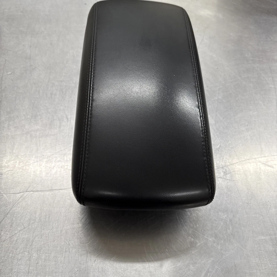 Jeep Grand Cherokee Durango 11-20 consola central tapa reposabrazos cuero negro OEM Foto 2 de 4