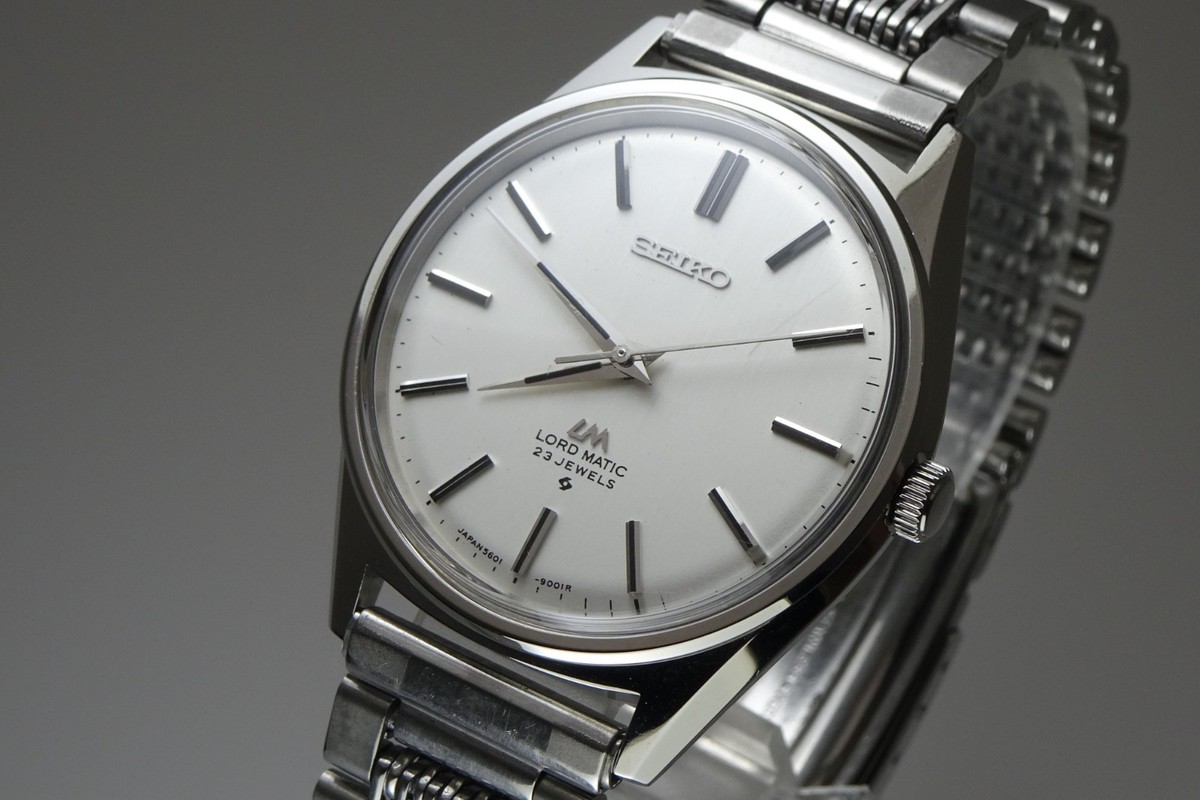 Vintage 1973 JAPAN SEIKO LORD MATIC 5601-9000 23Jewels Automatic