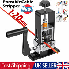 Manual Electric Wire Stripping Machine Cable Stripper Crank Scrap Copper Cutter