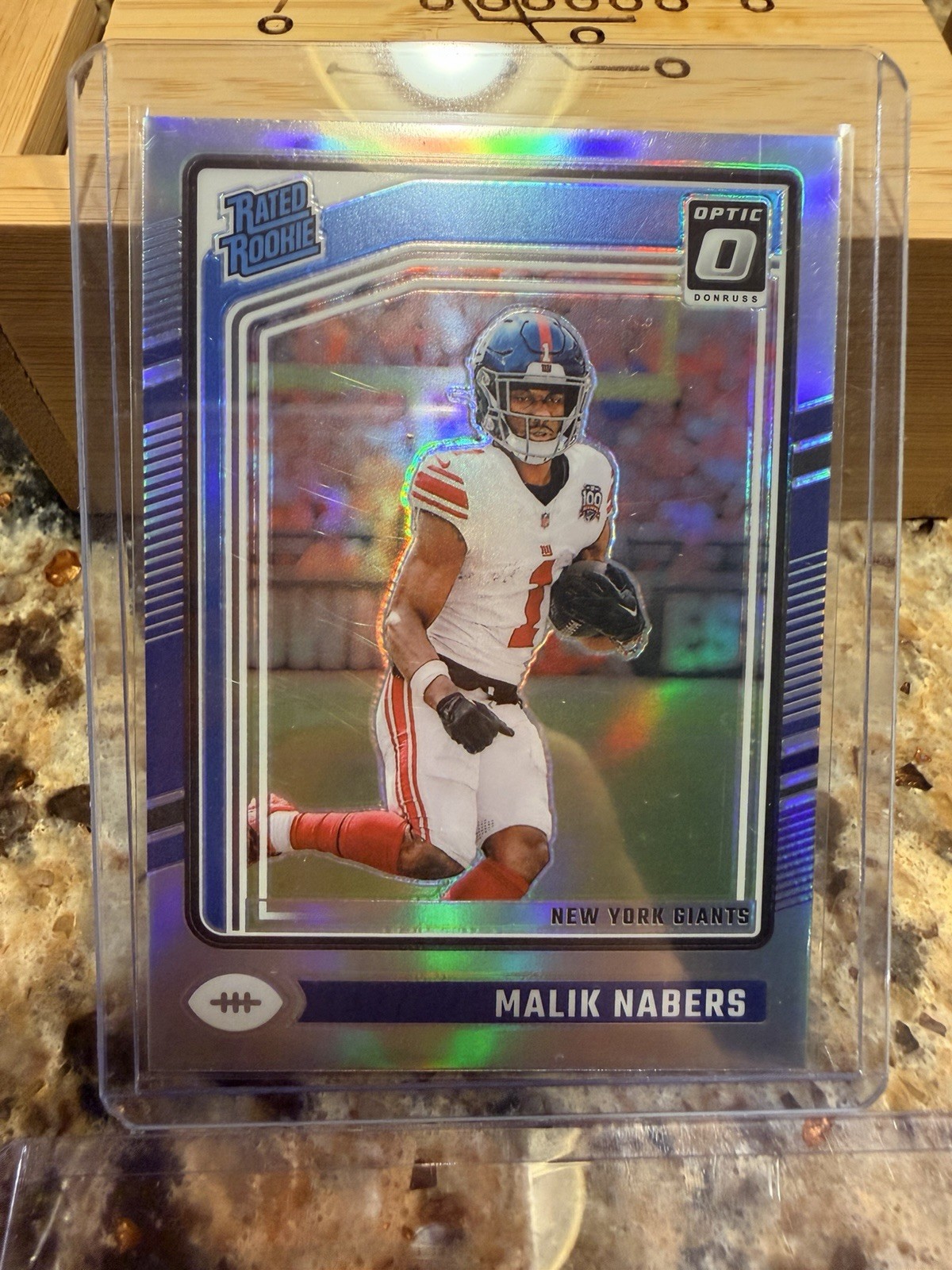 2024 Panini Donruss Optic - Rated Rookie Malik Nabers #271 Holo Prizm (RC)