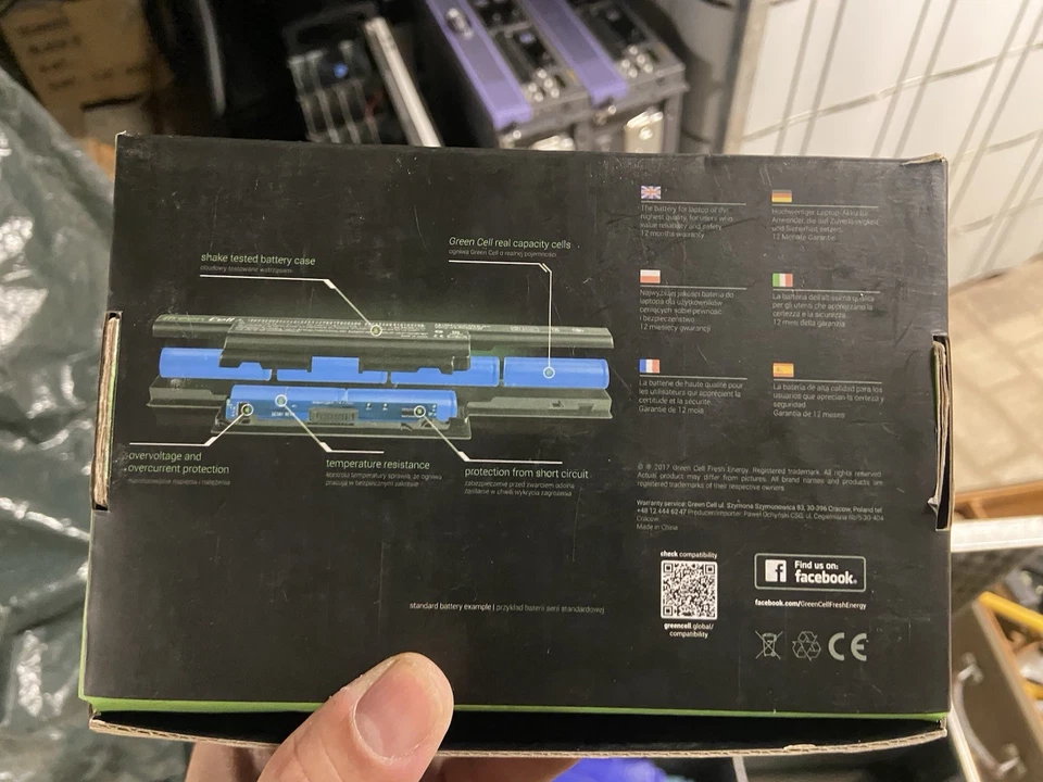 Green Cell A1175 Battery for Apple MacBook Pro 15 A1150 A1226 (5000 mAh 10.8 V) - Bild 2 von 4