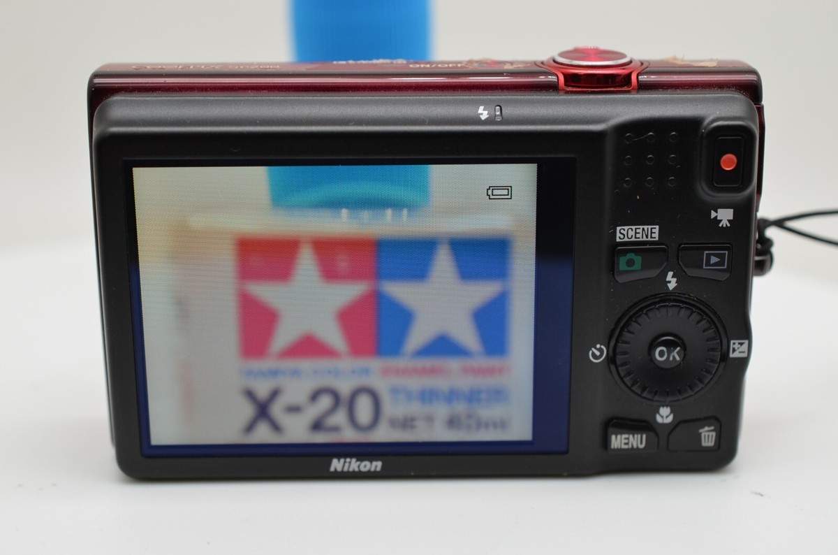 NIKON　COOLPIX　S6200 レッド Amazon.com : Nikon COOLPIX S6200 16 MP Digital Camera with