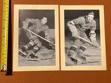 1934-43 Bee Hive Hockey Photos Group 1 NHL-Graboski & Chamberlain Montreal  - EX