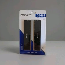 PNY 16GB (2x8GB) DDR4 DRAM 3600MHz (MD10GK2D4300010L.PW) *NEW SEALED*