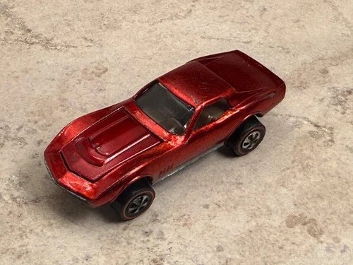 Original Hot Wheels Redline - Red US Custom Corvette!! - Free Shipping!!