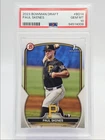 PAUL SKENES 2023 BOWMAN DRAFT 1ST BASEBALL PIRATES PSA 10 Q0004