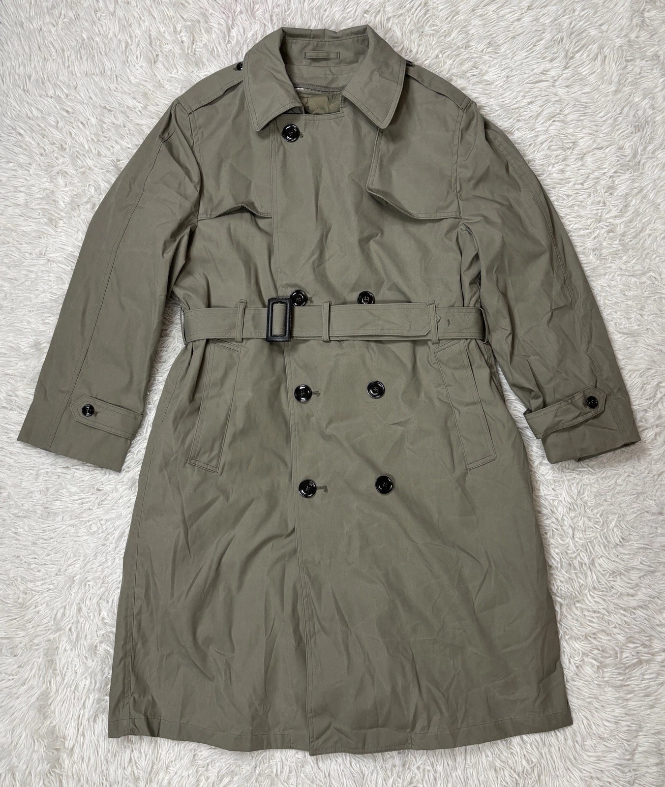 US Military All Weather Trench Coat American Apparel Valor Collection 42S Liner image 1