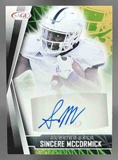 2022 SAGE Football Sincere Mccormick Auto Black #A-SM