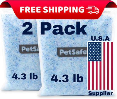 2 Pack Scoopfree Premium Crystal Cat Litter - Fresh Scent - 4.3 Lb Bags 