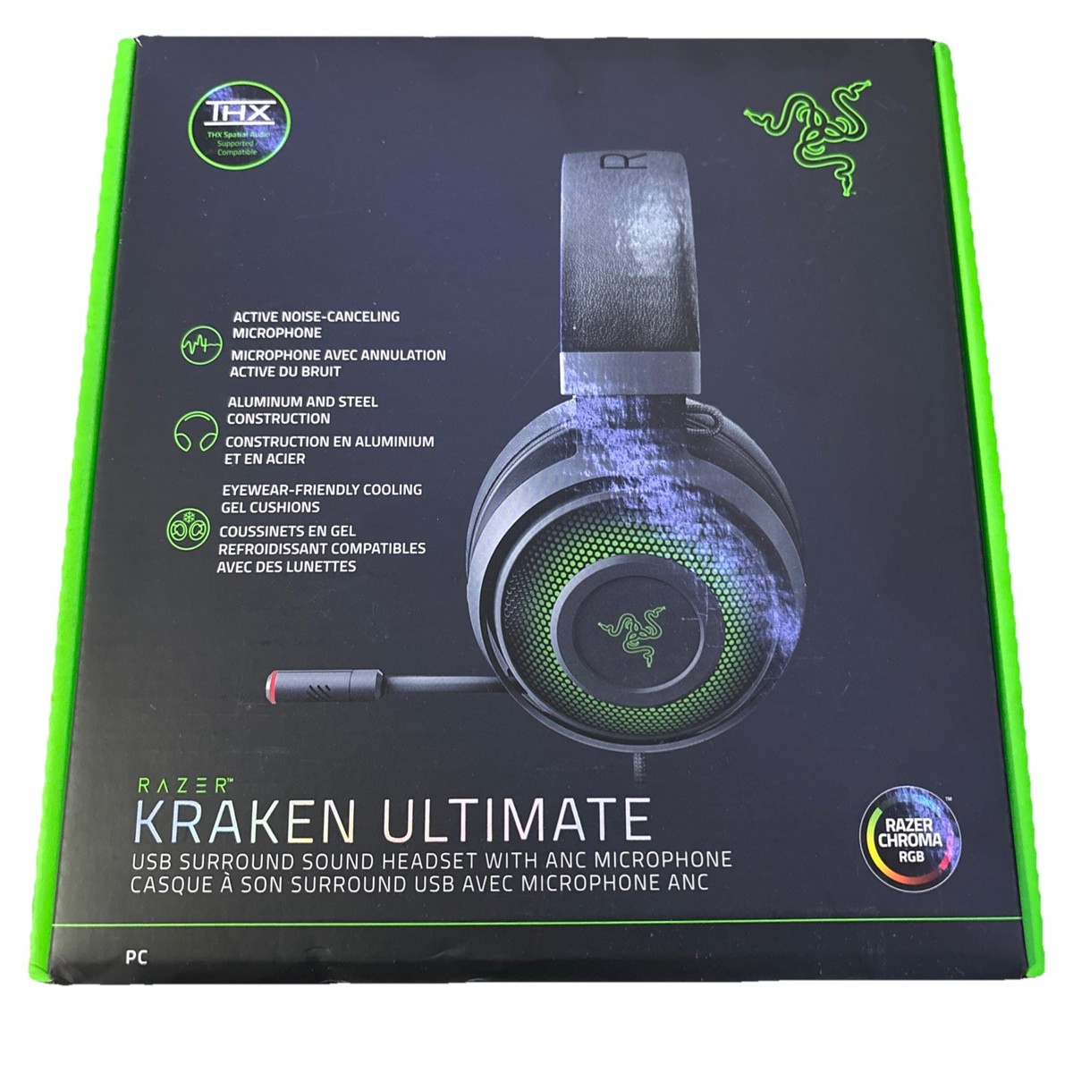 Razer Kraken Ultimate Wired Gaming Headset - Black | eBay
