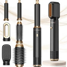 Atopskins 6 in 1 Hair Dryer Brush, Detachable Air Styler, 3 Heat Settings Blow