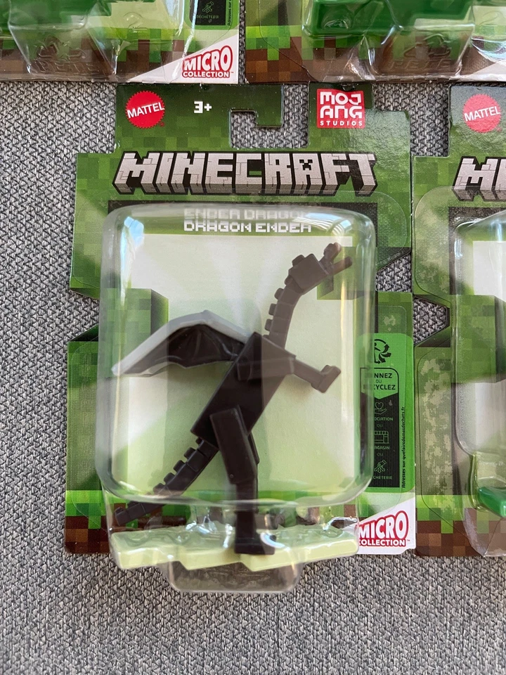 Mattel Minecraft Micro Colección Mini Figuras Decoración de Pasteles Aprox 2" Lote de 5 Foto 2 de 4