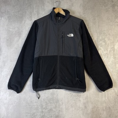 The North Face Jacke Denali Fleece Damen M schwarz Polartec Full Zip bestickt
