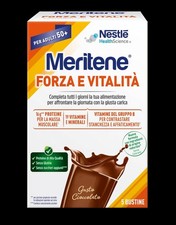 Meritene Forza e Vitalità Integratore Polvere | Cioccolato 5 Bustine