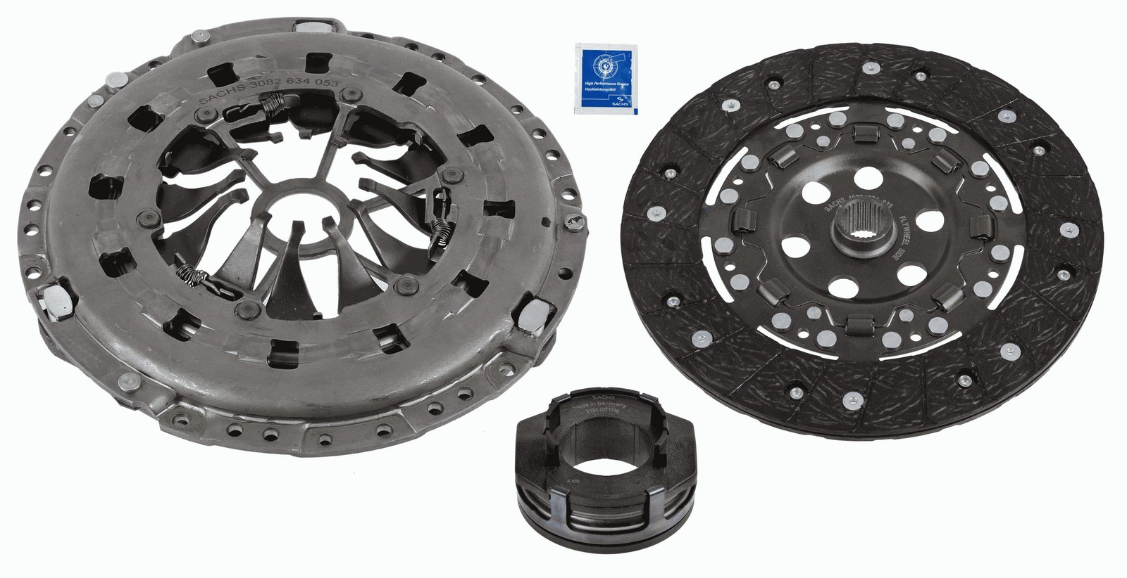3000 951 681 Sachs clutch kit for Audi, Seat, VW
