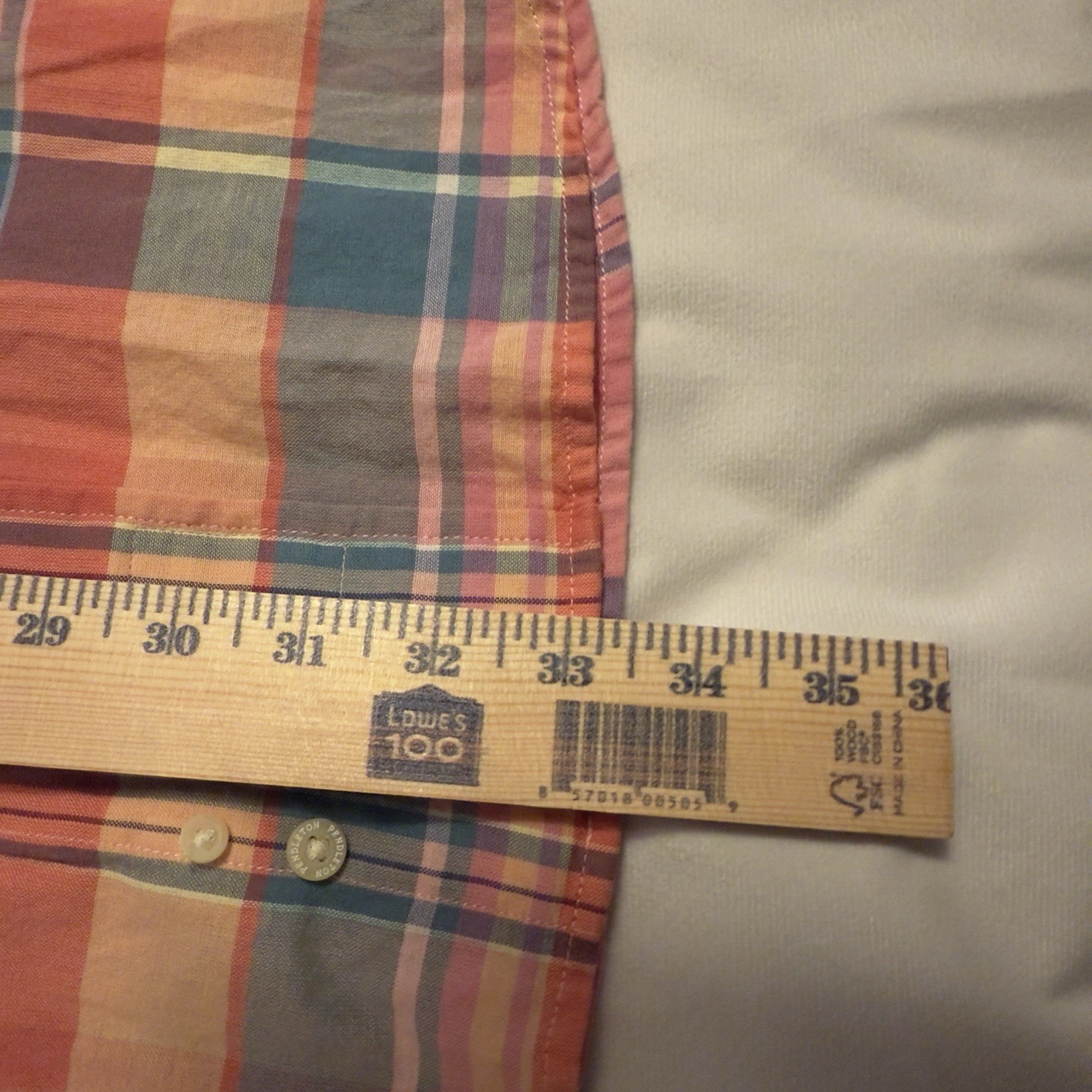 Surf Pendleton Short Sleeve Button Down Multi-col… - image 4