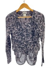 ISSEY MIYAKE FETE Jacket 2 Cotton BLK All over Pattern IF62FD018