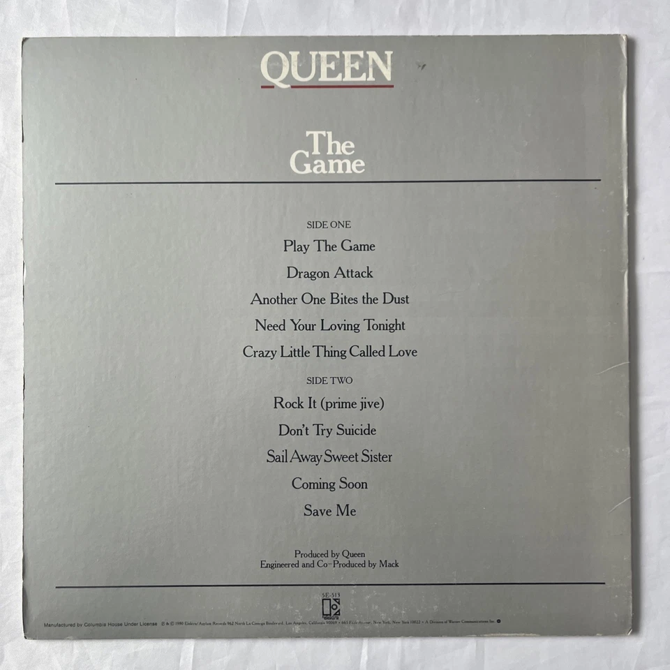 Queen – The Game 1980 Elektra 5E-513 Vinyl ROCK LP! Very nice! Foto 3 de 4