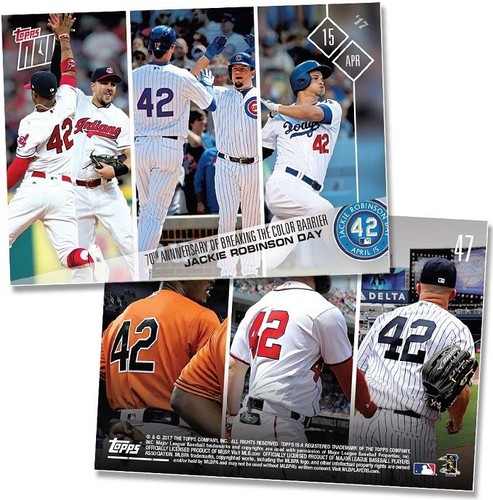2017 Topps Now 47 Jackie Robinson