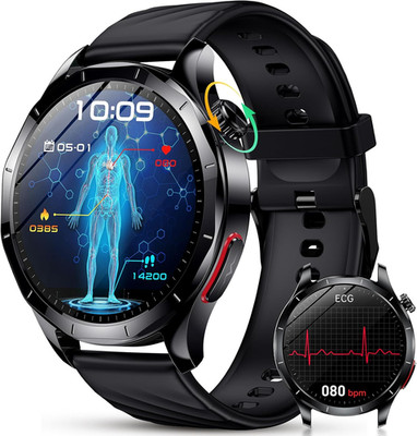 YUPENG 2026 Neu Smartwatch Herren Mit Ekg/Hrvbmi/Mikro-Gesundheitscheck, 1.43''