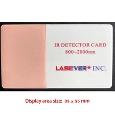 800-2000nm , 780-1550nm  Infrared Laser Display Photoreceptor Card Infrared Card