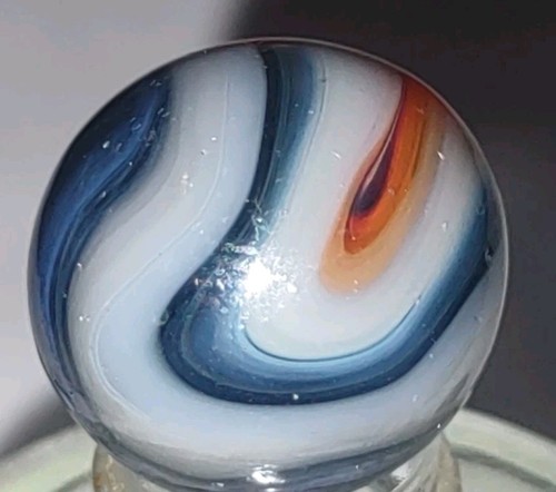 Tt06- Beautiful JABO Tank Wash Marble - .62" - 🟢🟢🟢 UV Reactive 🟢🟢🟢 Glower